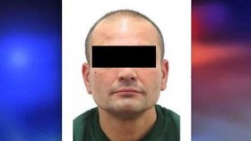 Policisté dopadli uprchlého vězně Romana T. (46) na Plzeňsku.