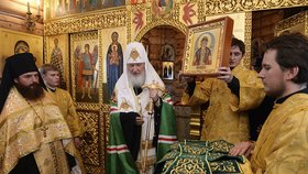 Patriarcha Kiril na Antarktidě sloužil mši.