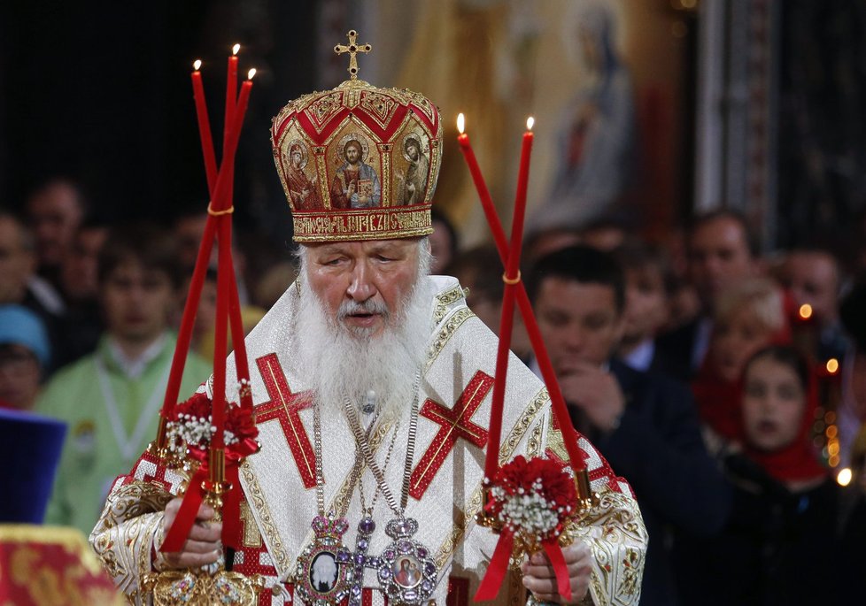 Patriarcha Kiril, hlava Ruské pravoslavné církve.
