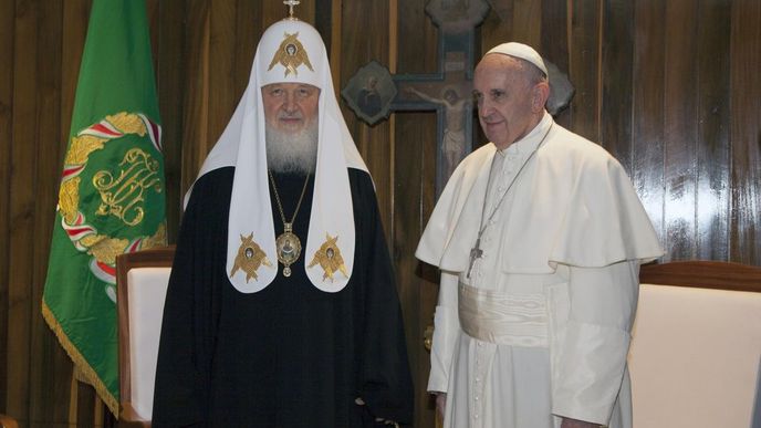 Patriarcha Kirill a Papež František