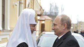 Vladimir Putin se sešel s hlavou ruské pravoslavné církve patriarchou Kirillem.