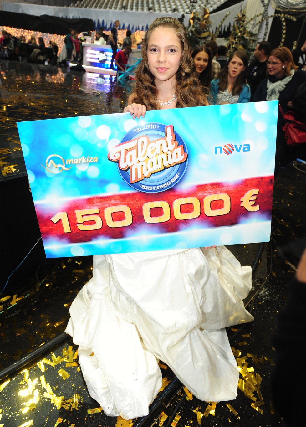 2010: Ve 12 letech zvítězila v soutěži Talentmania. Vyhrála tehdy 4 miliony korun.