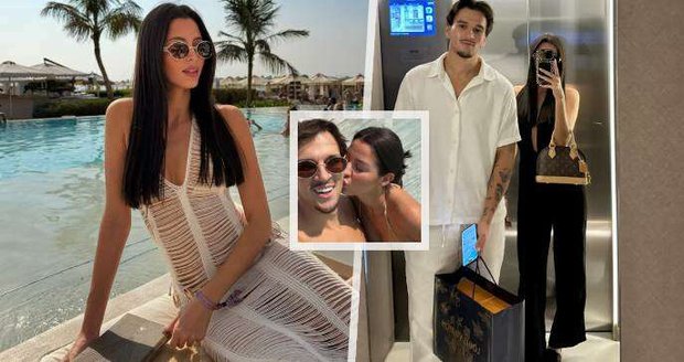 Patricie Herlíková a Honza Michálek na dovolené v Dubaji