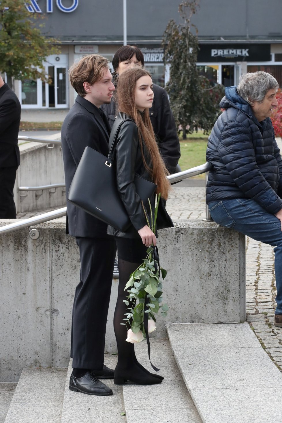 Smuteční hosté na pohřbu zpěvačky Patricie Janečkové