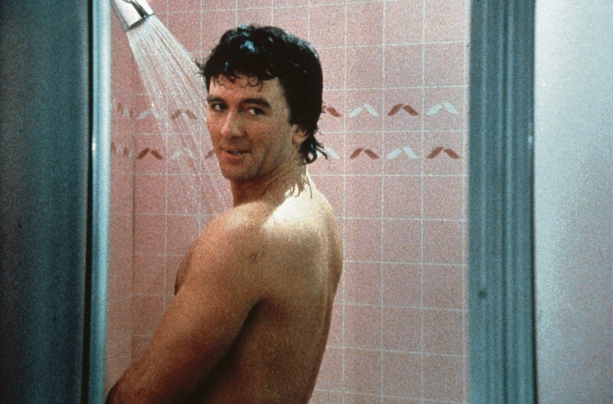 1986: Jako Bobby Ewing ve sprše. To je ta slavná scéna, kdy se vrátil po roce do seriálu.