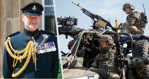 Nový šéf britské armády šokuje: „Musím vás připravit na boj s Ruskem,“ řekl vojákům  