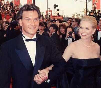 Patrick Swayze s manželkou Lisou