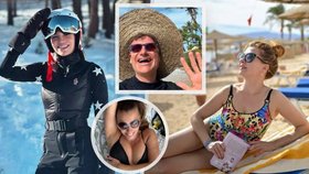 Silvestr podle celebrit: Hartl si užívá na pláži, Doležalová v Japonsku! Krásky si užívají na horách