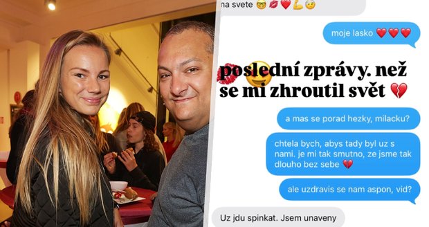 Vdova po Hezuckém (†55) zveřejnila: Poslední SMS od Patrika… Pak jí zčernal svět.