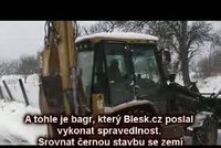 VIDEO: Blesk.cz jel zbourat kmotrovi Oulickému dům