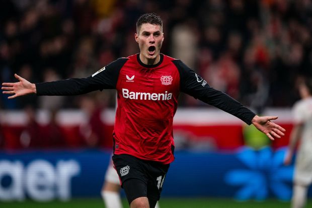 Patrik Schick slaví branku do sítě Freiburgu Patrik Schick slaví branku do sítě Freiburgu