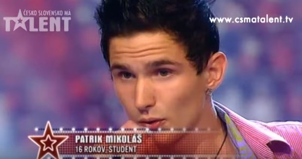 Patrik byl neúspěšným soutěžícím v Talentu