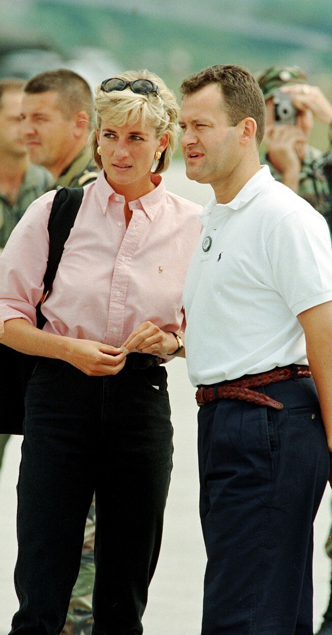 Princezna Diana a její komorník Paul Burrell