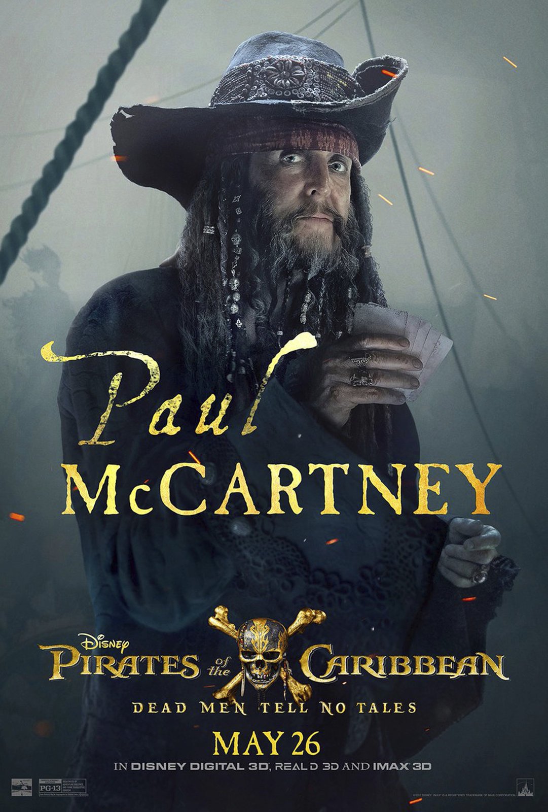 Paul McCartney v Pirátech z Karibiku.