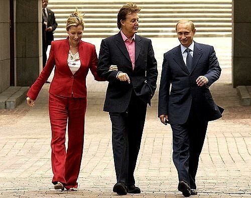 Paul McCartney u Vladimira Putina, 2003.