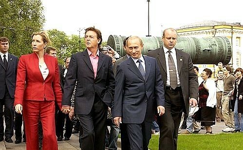 Paul McCartney u Vladimira Putina, 2003.