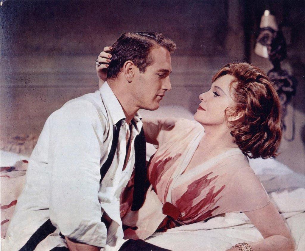 Paul Newman a  Geraldine Pageová ve snímku Sweet Bird of Youth z roku 1962
