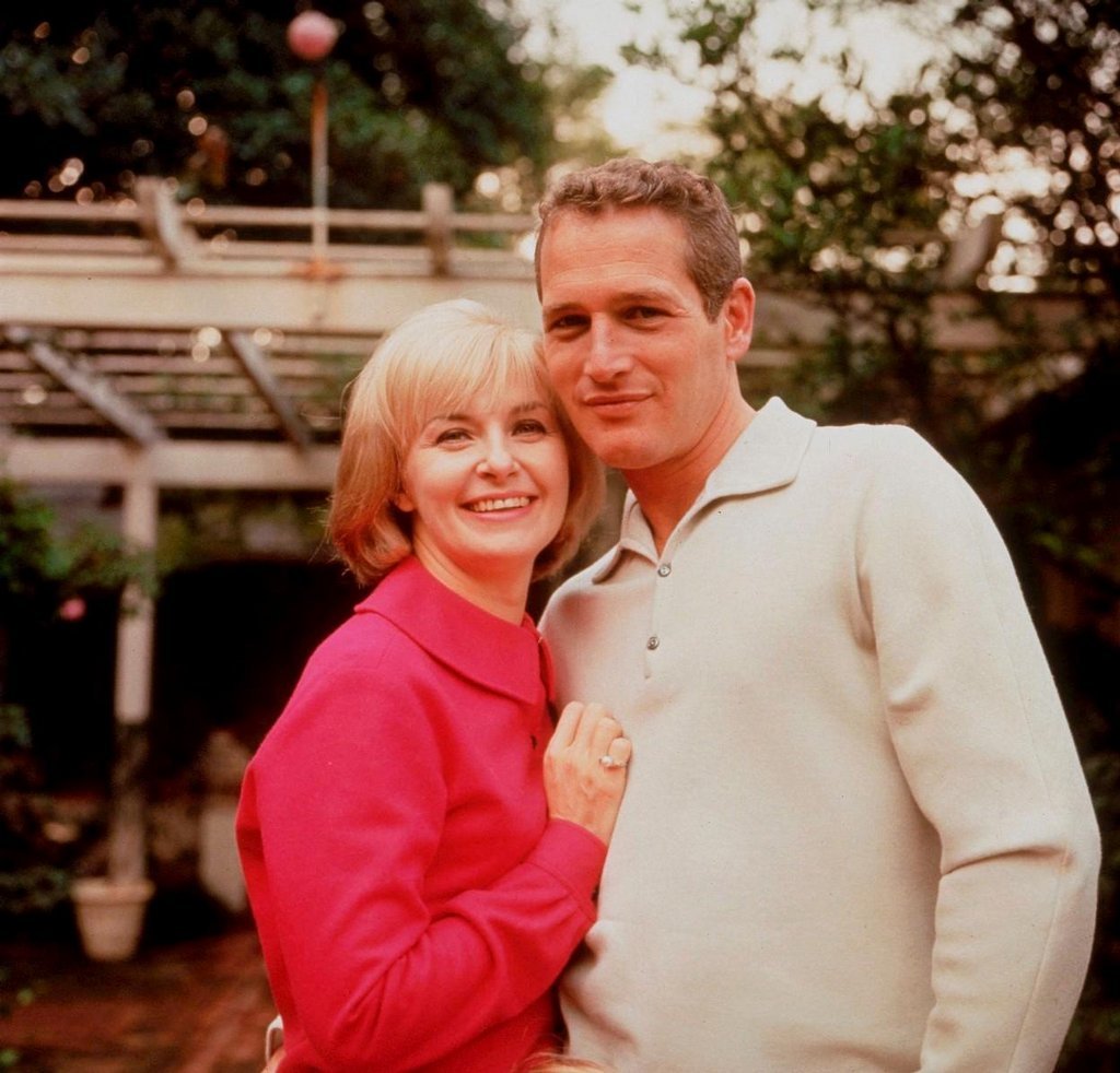 Paul Newman se svojí ženou Joanne Woodwardovou v roce 1965