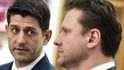 Paul Ryan při návštěvě Česka: S Vondráčkem ve Sněmovně