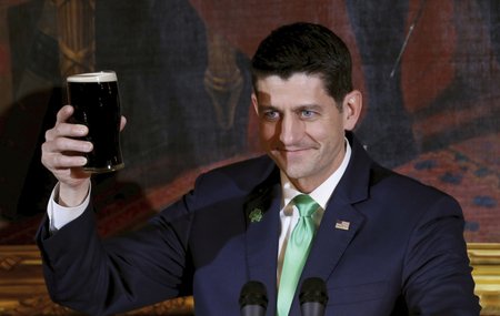 Paul Ryan má irské a německé předky.