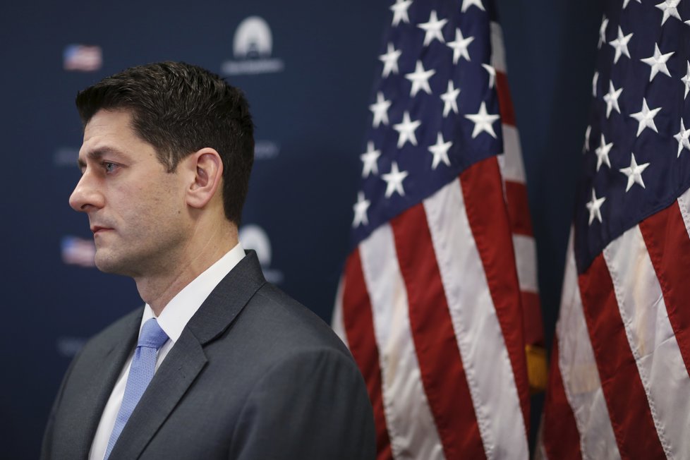 Šéf Sněmovny reprezentantů v USA Paul Ryan