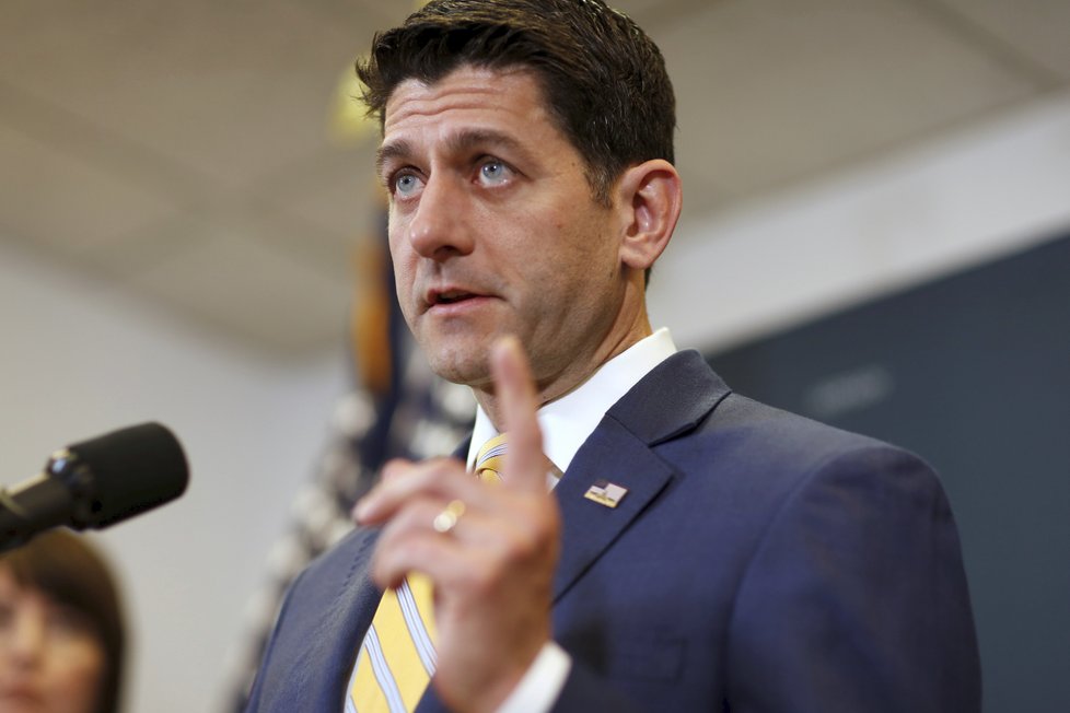 Šéf Sněmovny reprezentantů v USA Paul Ryan