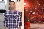 Internetem koluje fotka z místa nehody ještě s ohořelým tělem Paula Walkera