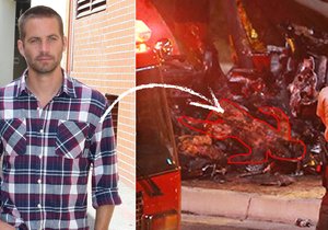 Internetem koluje fotka z místa nehody ještě s ohořelým tělem Paula Walkera