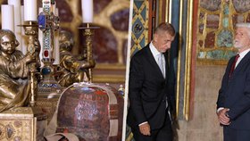 Pavel s Babišem a dalšími klíčníky uložili klenoty. Výstava letos přilákala 36 600 návštěvníků
