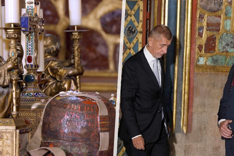 Obrázek: Pavel s Babišem a dalšími klíčníky uložili klenoty. Výstava letos přilákala 36 600 návštěvníků