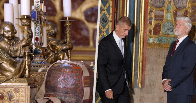 Pavel s Babišem a dalšími klíčníky uložili klenoty. Výstava letos přilákala 36 600 návštěvníků