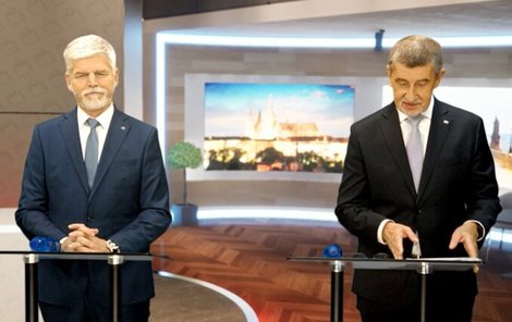 Prezidentské volby 2023: Předvolební debata na Novinky.cz s kandidáty Petrem Pavel a Andrejem Babišem (25.1.2023)