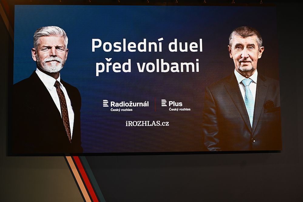 Petr Pavel a Andrej Babiš v debatě v Českém rozhlase