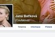 Jana Coufalová si změnila jméno na Baťková