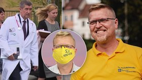 Pavel Bělobrádek (KDU-ČSL) promluvil o roztroušené skleróze, covidu a navezl se do Babiše, jehož foto v plášti sdílel na své síti