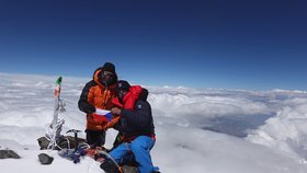 Čeští horolezeci Pavel Bém (vlevo) a Radoslav Groh 20. července 2018 zdolali himálajskou osmitisícovku Nanga Parbat.