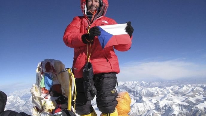 Pavel Bém na vrcholu Mount Everestu (ilustrační foto)