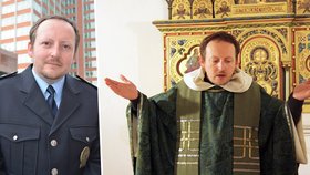 Pavel Benedikt Stránský kromě zaměstnání u policie našel poslání v kapli ve Střípě, kde slouží bohoslužby a má kázání.