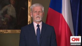 Prezident Petr Pavel během rozhovoru pro americkou CNN (18.4.2024)