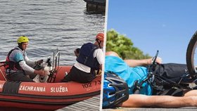I když se Pavel Jurný (17) učí zachraňovat životy ve vodě, zvládá to i na souši.