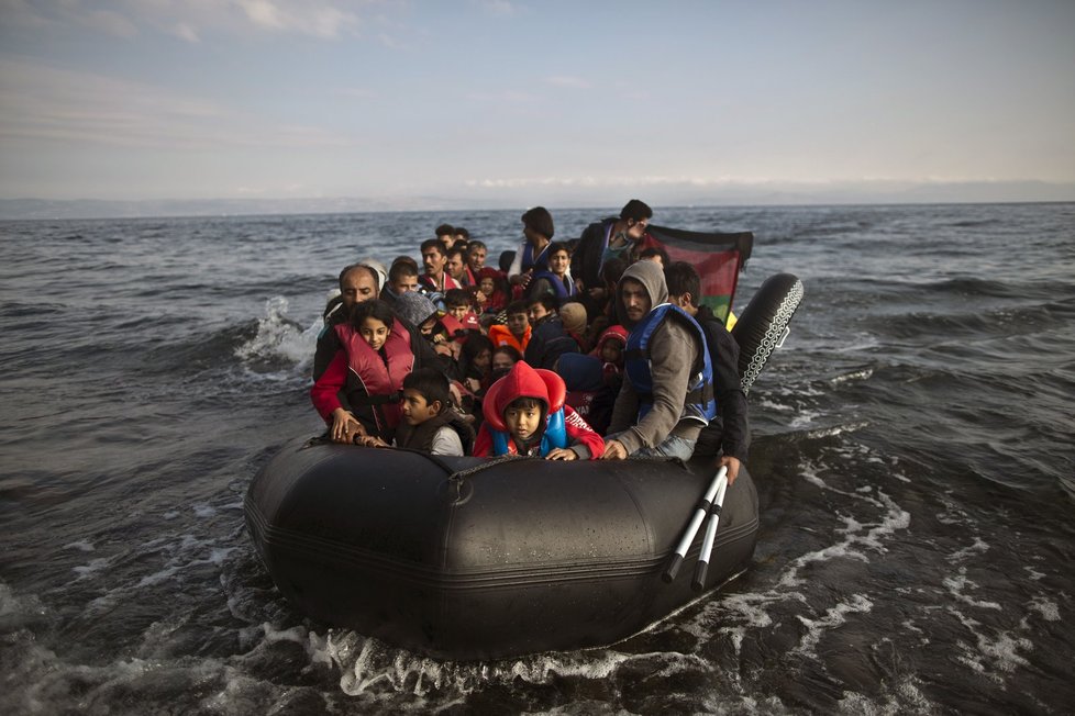 Uprchlíci na lodi