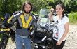 Pavel Liška a jeho motorka. Pavel Liška a jeho motorka.