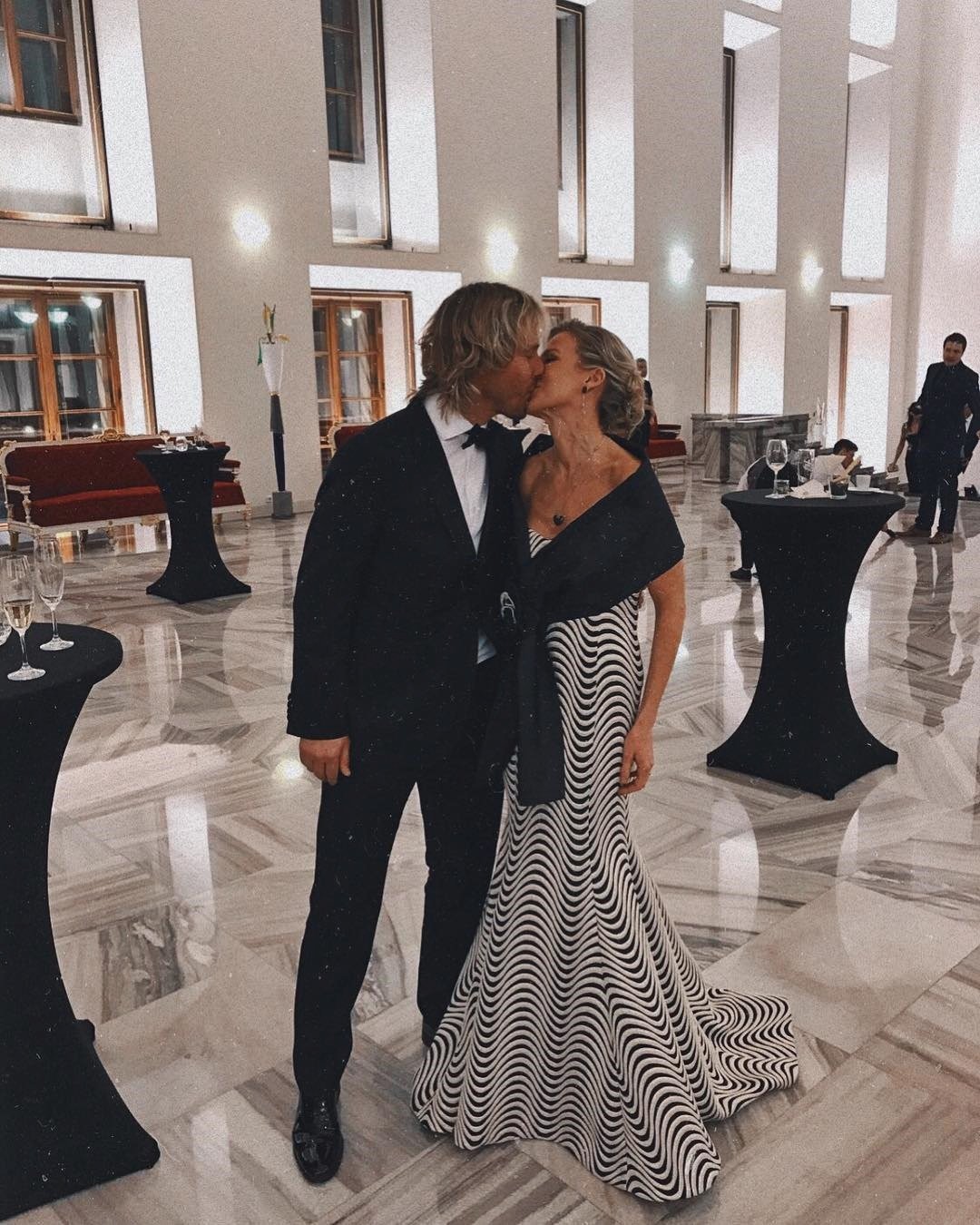 2018 - Pavel Nedvěd s manželkou Ivanou