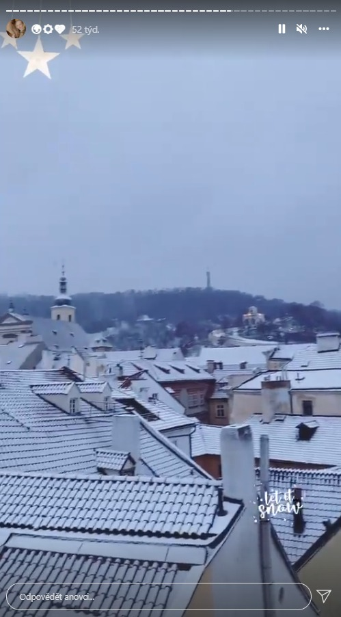 O tento výhled se na sociální síti podělila Lucie Anovčínová.