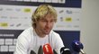 Legendární Pavel Nedvěd na tiskové konferenci v Plzni