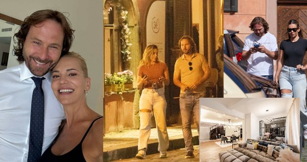 Nedvěd s blondýnkou odchází z baru k němu do bytu.