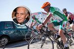 Profesor Pavel Pafko jede v pelotonu Tour Na kole dětem napříč republikou. Spolu s ostatními cyklisty sbírá peníze pro děti nemocné rakovinou.