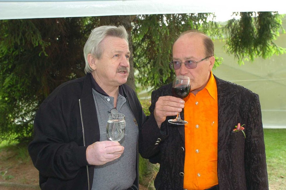Pavel Sedláček  s Petrem Jandou