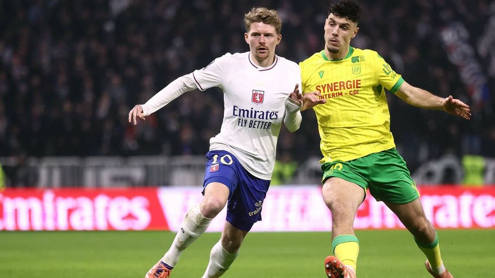 Pavel Šulc v zápase s Nantes