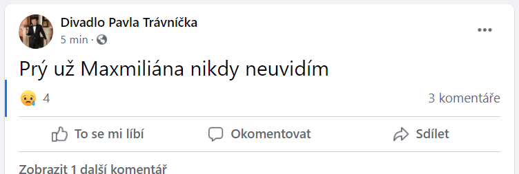 Co se děje u Pavla Trávníčka a jeho Moniky? Podivné statusy o tom, že ho opustila!